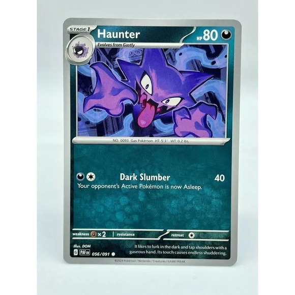 Haunter 056/091 Paldean Fates Non-Holo‎ Pokemon TCG Mint Unplayed - Picture 1 of 6